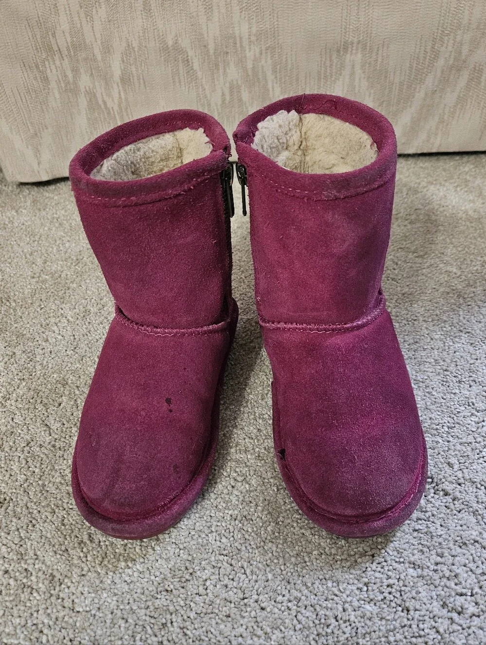 Bearpaw Boots, Purple, Size 10
